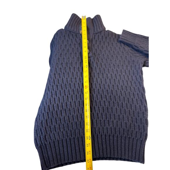 Banana Republic Men's Cable Knit Merino Wool Italian Yarn Sweater Size Medium - Picture 8 of 8